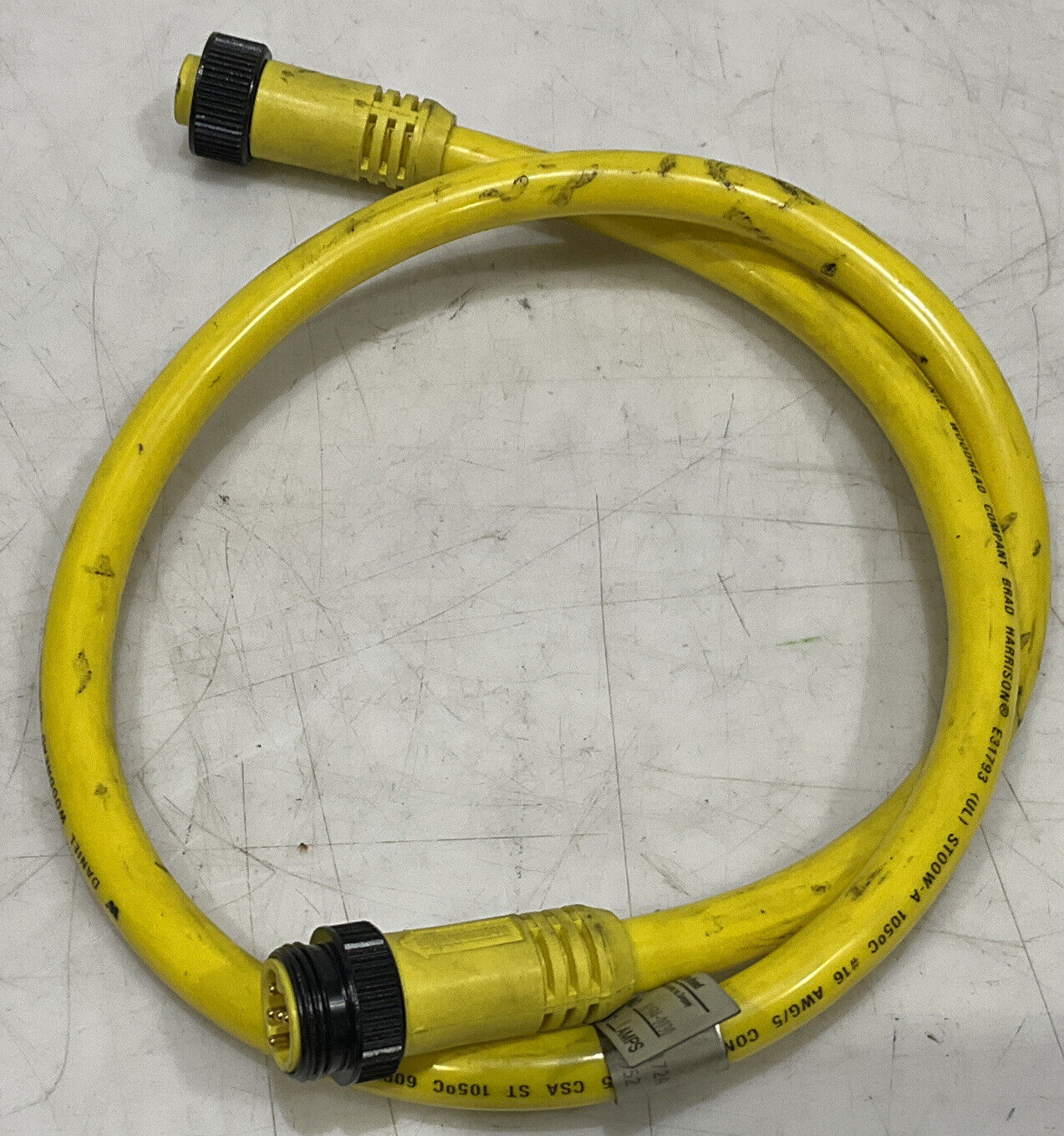 DANIEL WOODHEAD COMPANY BRAD HARRISON E31793 600V FT2 105C CABLE U3S