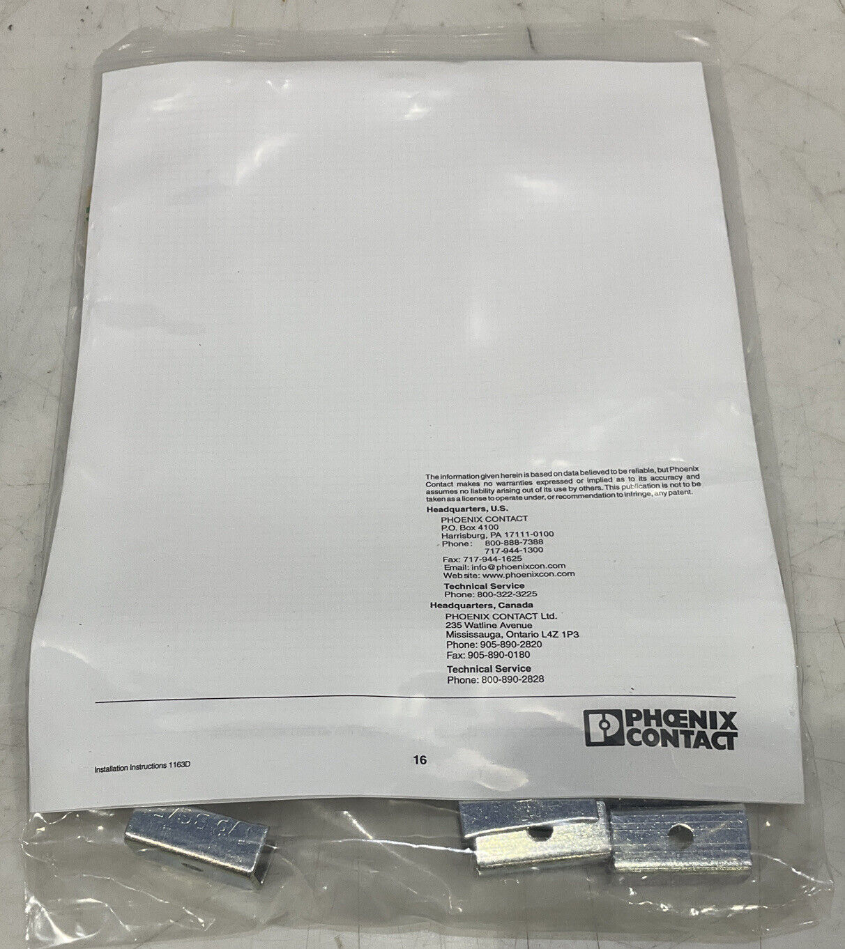 PHOENIX CONTACT 5603415 3 PHASE SUPRESSOR TRANSIENT VOLTAGE KIT U3S