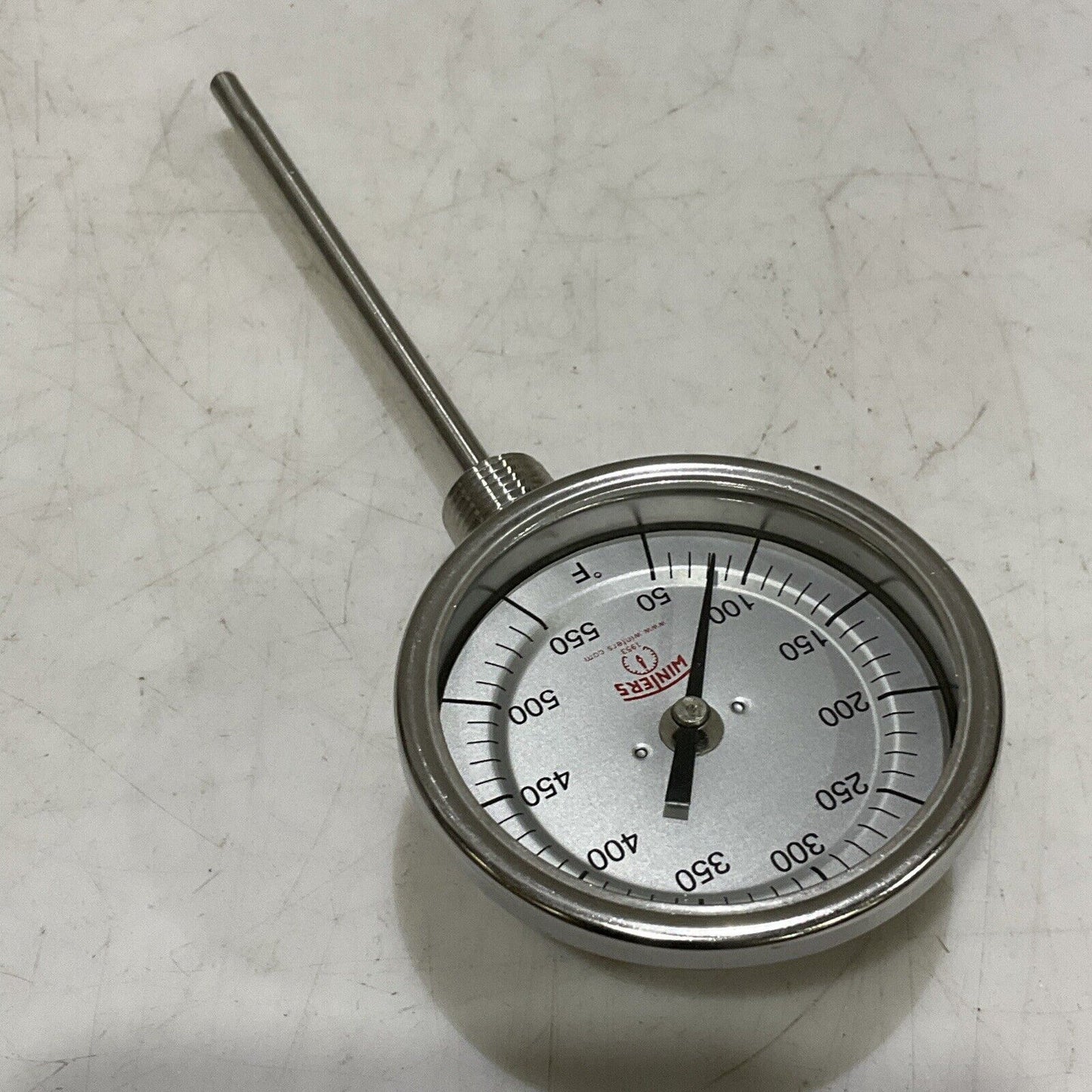 WINTERS XR-6-5-550 BIMETAL THERMOMETER 3” 6” STEM 373