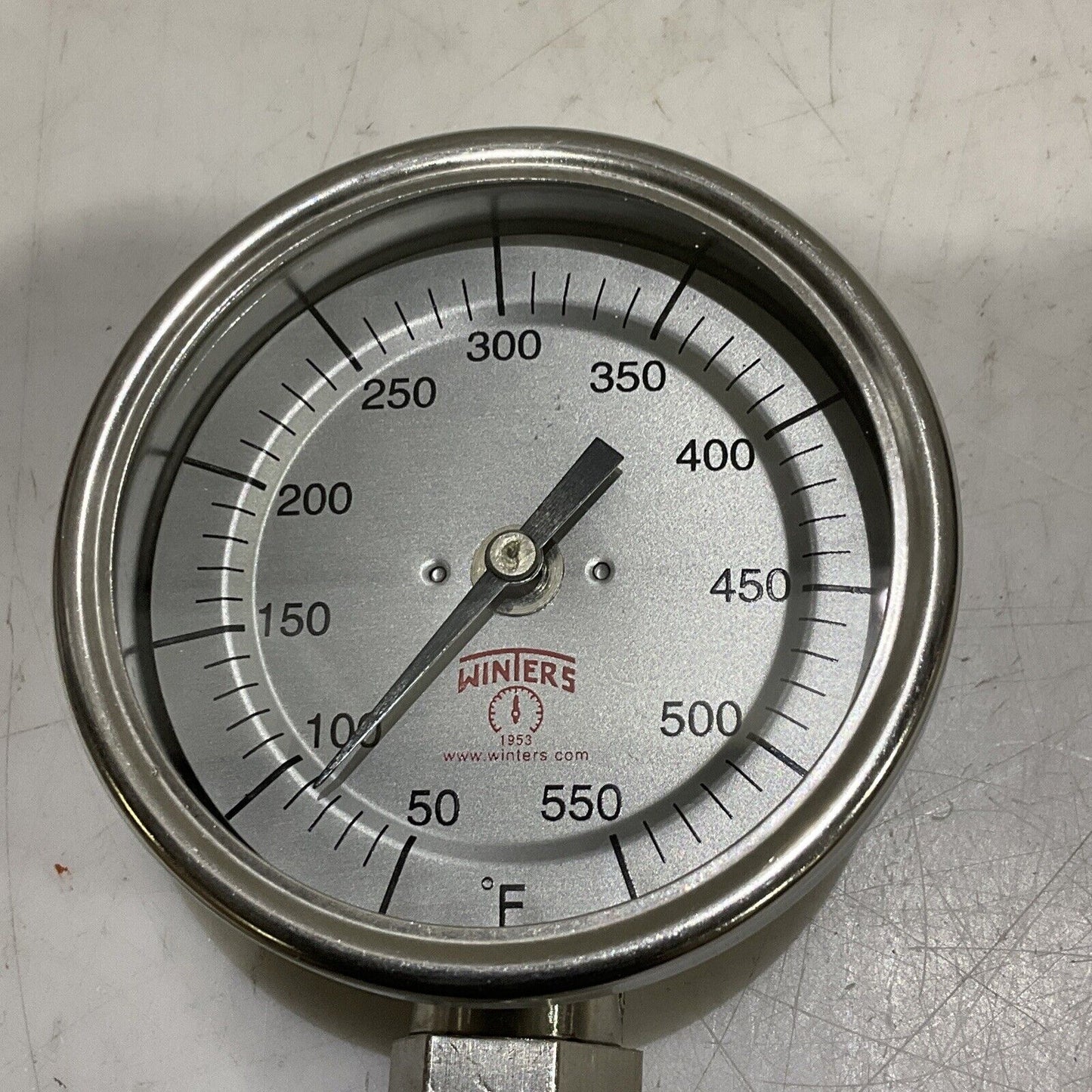 WINTERS XR-6-5-550 BIMETAL THERMOMETER 3” 6” STEM 373
