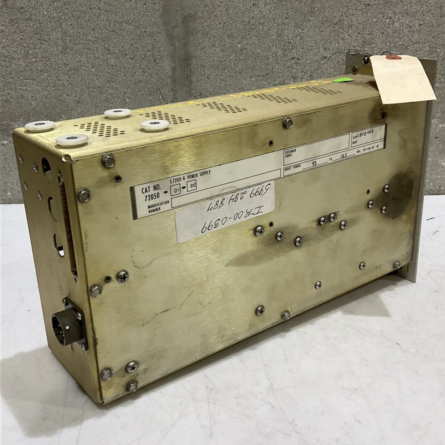 BENTLY NEVADA S7200-R 72050-1-00 POWER SUPPLY 373