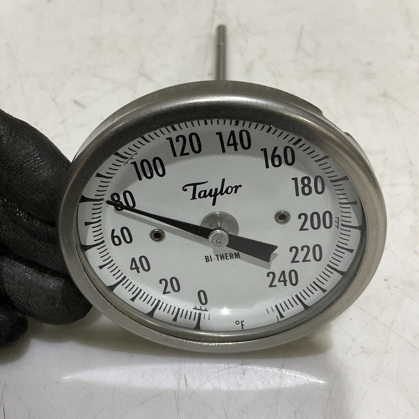 TAYLOR BB3106E083 BITHERM DIAL THERMOMETER 3” 6” 0/250F 373