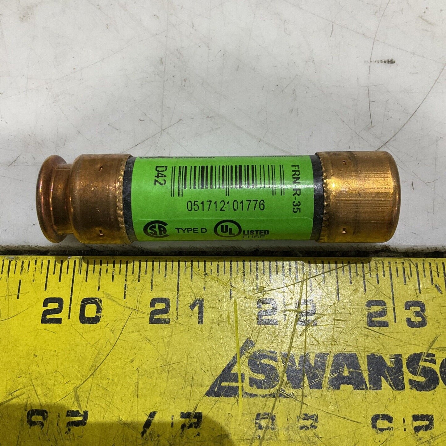 COOPER BUSSMANN FRN-R-35 FUSES DUAL ELEMENT TIME DELAY 250 V R5 LOT OF 10 373