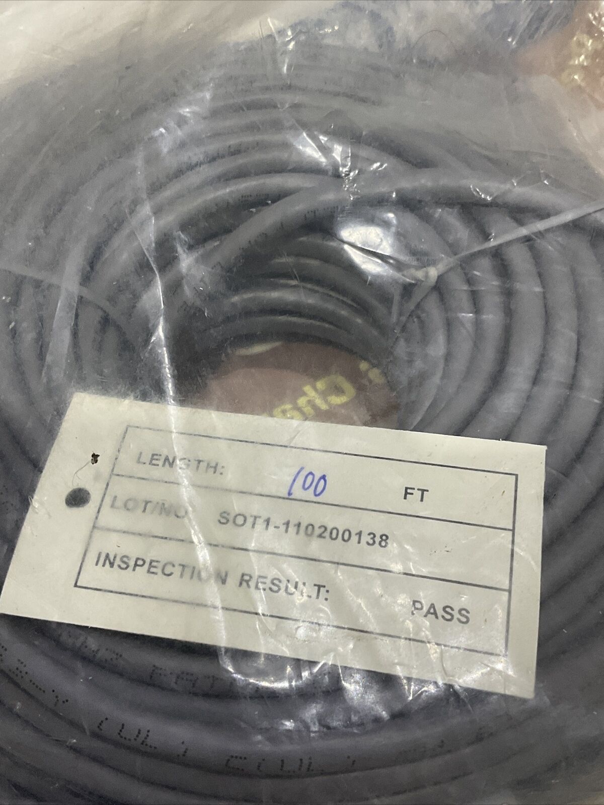 BLACK BOX EVNSL640-0100 PATCH CABLE GIGATRUE 550 CAT 6 100FT 30.5 LOT OF 2 U3S