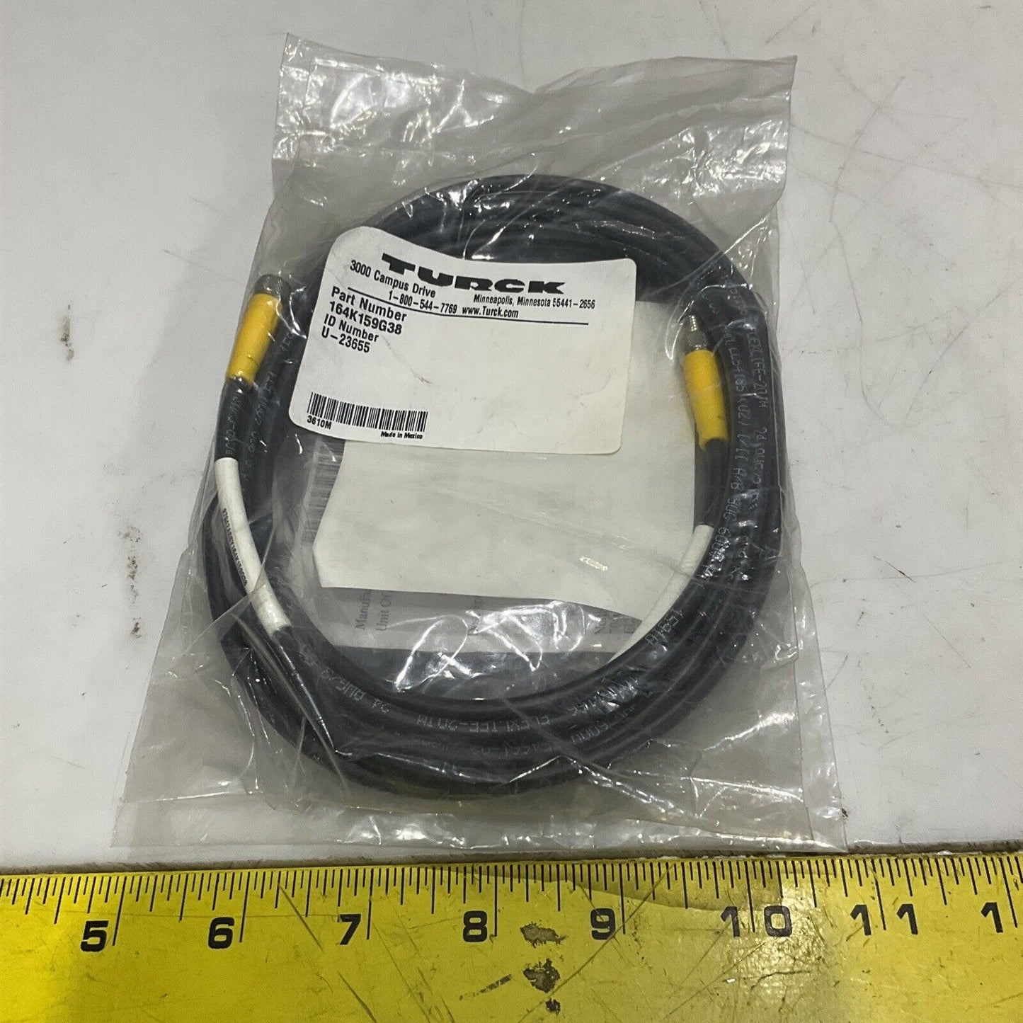 TURCK U-23655 CABLE FLEXLIFE ASSEMBLY W006 ACL DOOR GRIP CYL LOT OF 2 U3S