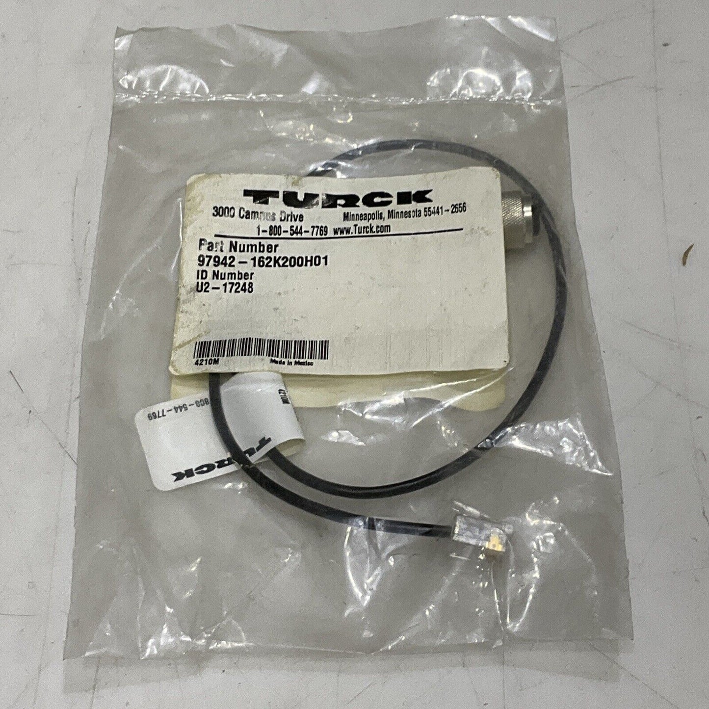 TURCK U2-17248 CABLE ASSEMBLY 97942-162K200H02 U3S