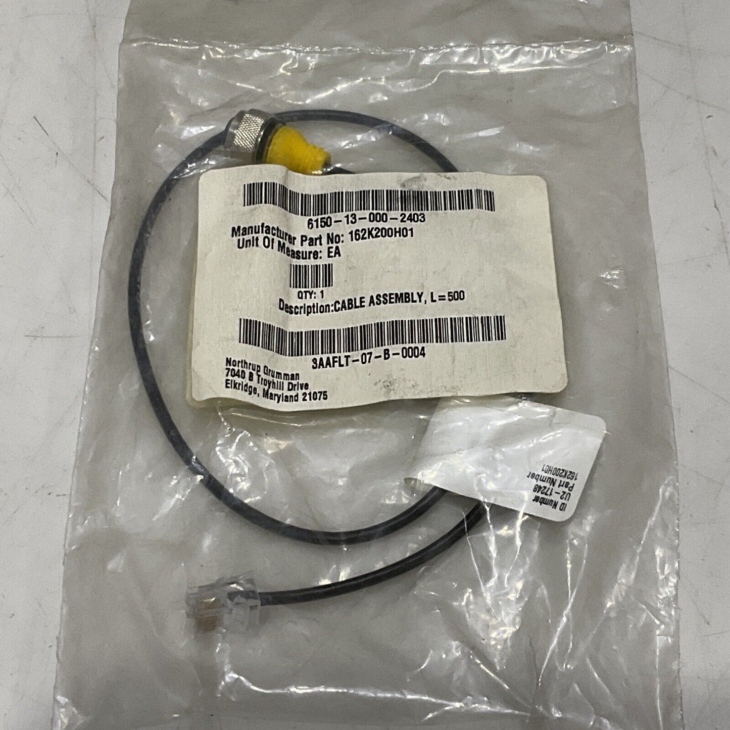 TURCK U2-17248 CABLE ASSEMBLY 97942-162K200H02 U3S