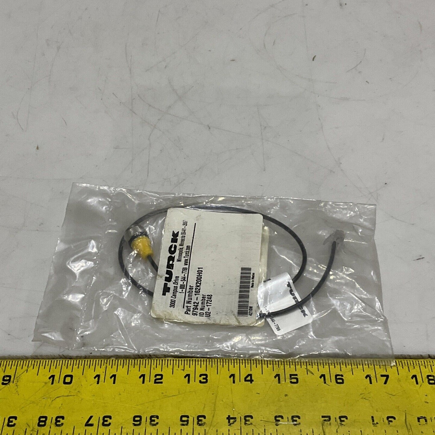 TURCK U2-17248 CABLE ASSEMBLY 97942-162K200H02 U3S