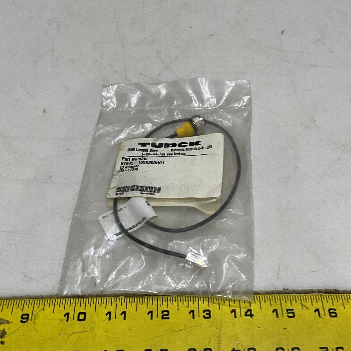 TURCK U2-17248 CABLE ASSEMBLY 97942-162K200H02 U3S