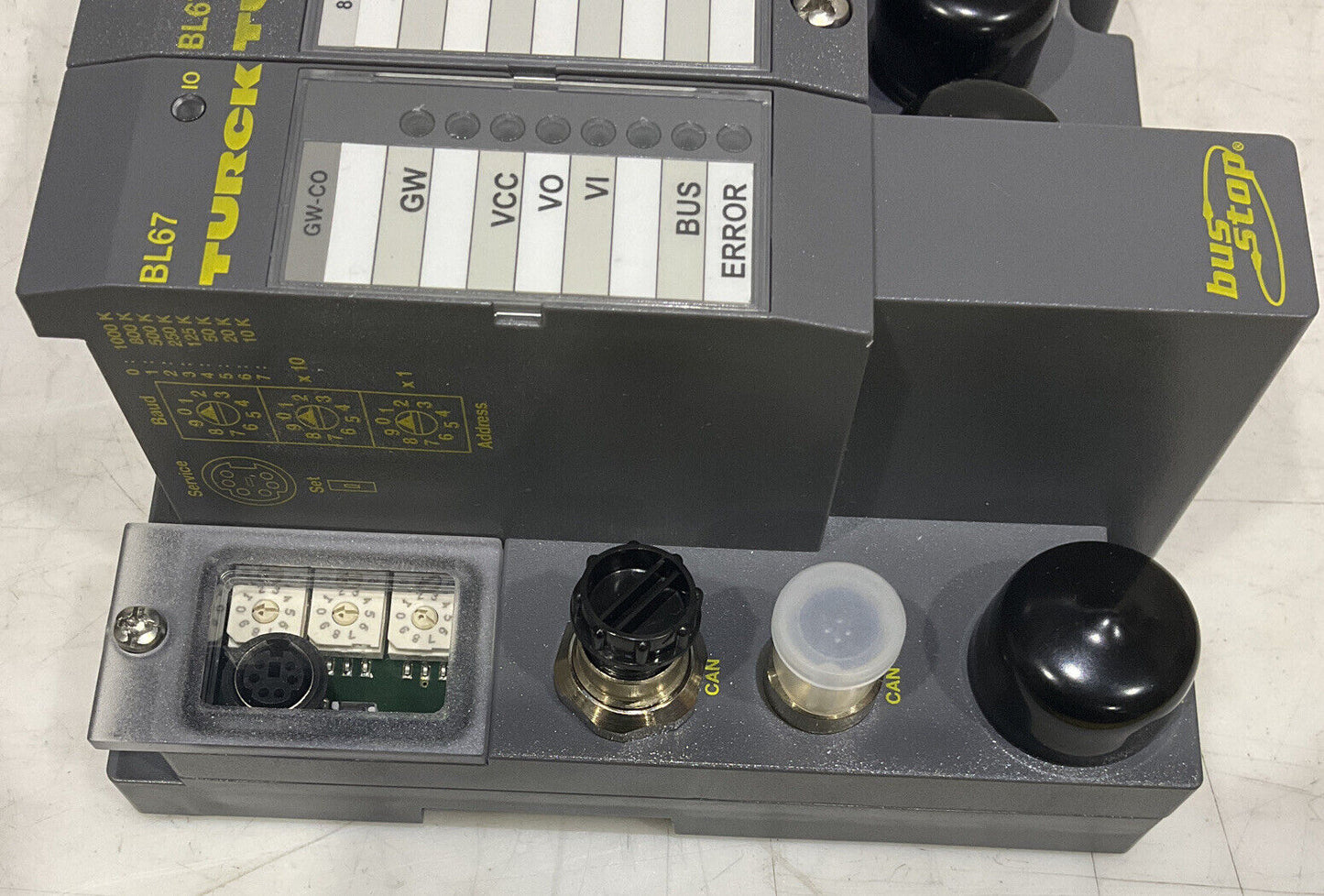 TURCK BL67 8DI-PBL67-B-1M23 BUS STOP BASE AND MODULES U3S