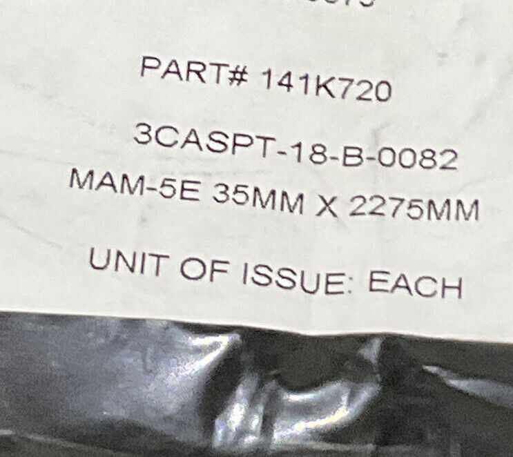 GENERAL 35mm x 2275mm 97942-141K120H02 1948833-1-1 HABASIT BELT U3S