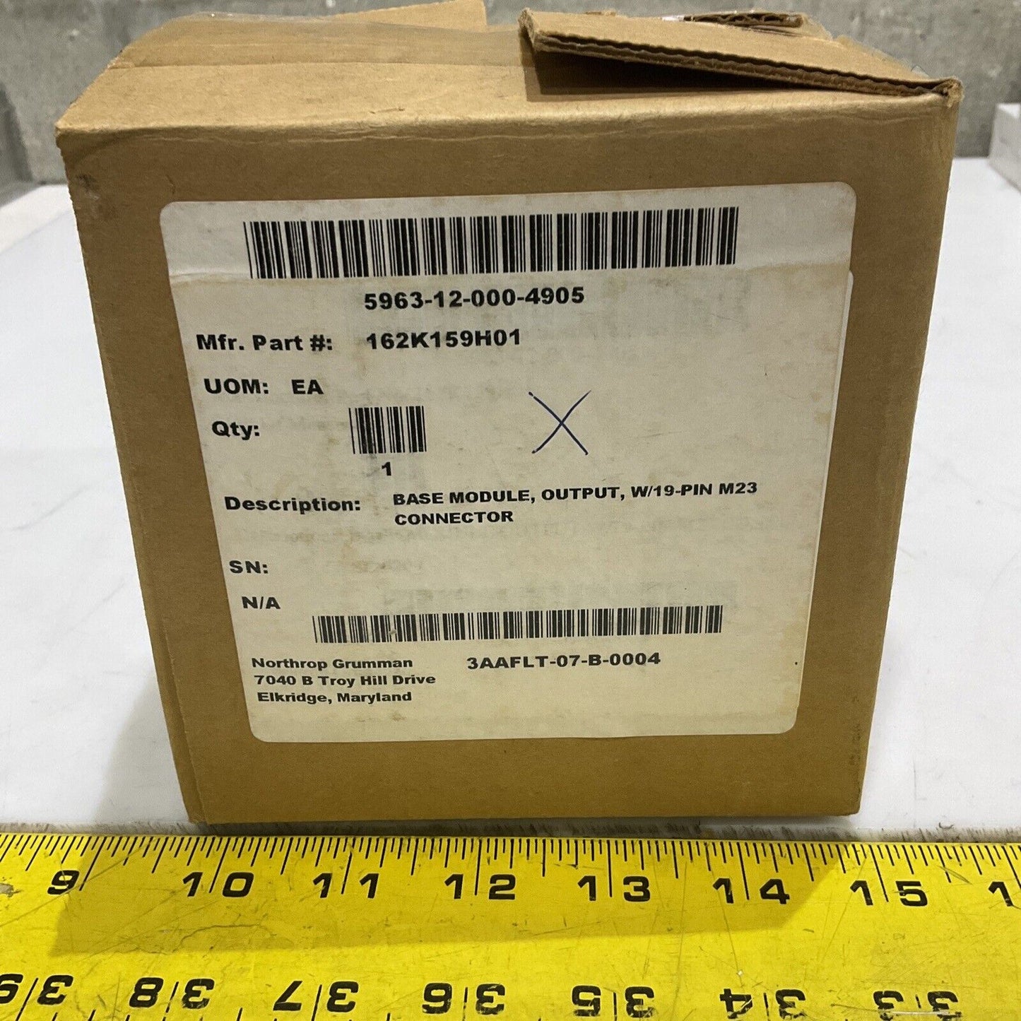 TURCK BL67-B-1M23-19 OUTPUT BASE MODULE W/ 19-PIN M23 CONNECTOR U3S