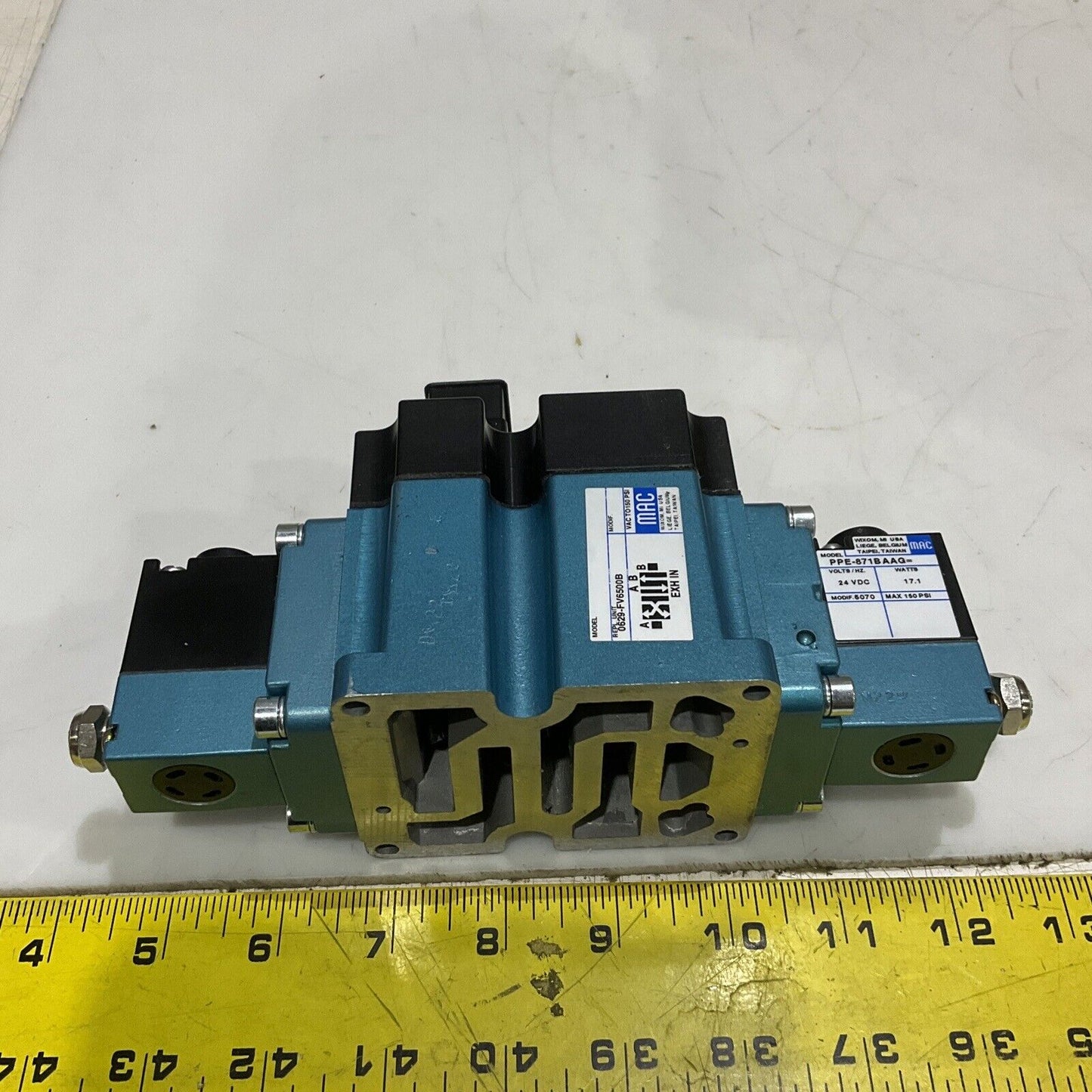 MAC 0629-FV6500B SOLENOID VALVE U3S