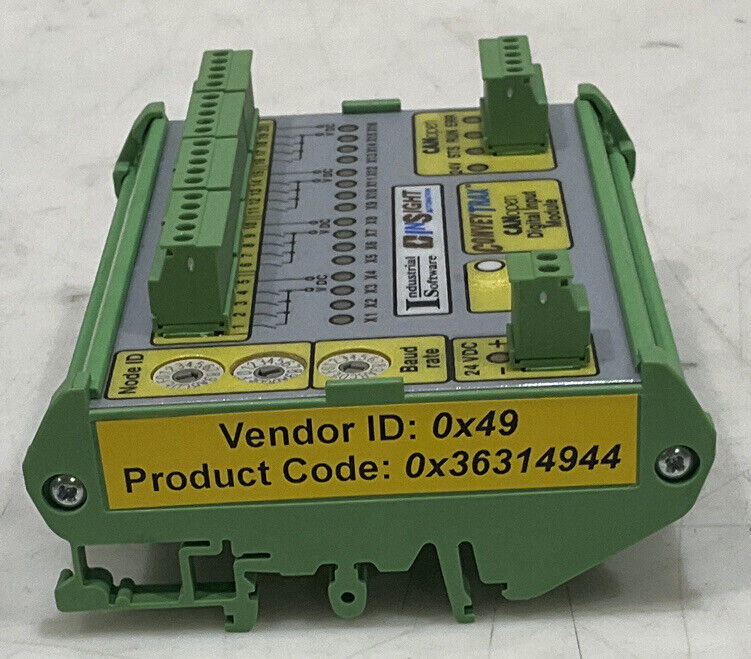 INDUSTRIAL SOFTWARE D-16 36314944 DIGITAL INPUT MODULE U3S