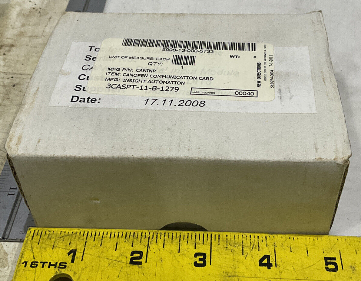 INDUSTRIAL SOFTWARE D-16 36314944 DIGITAL INPUT MODULE U3S