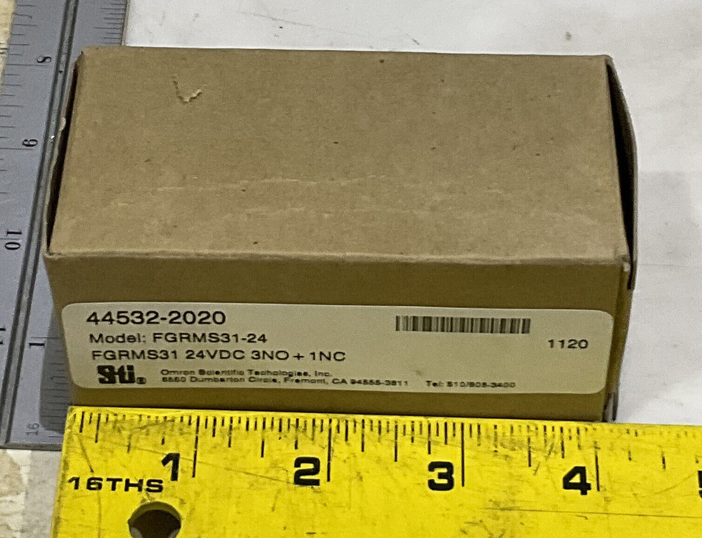 STI FGRMS31-24 44532-2020 24VDC RELAY ASSEMBLY U3S