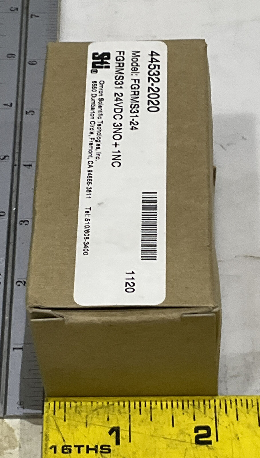 STI FGRMS31-24 44532-2020 24VDC RELAY ASSEMBLY U3S
