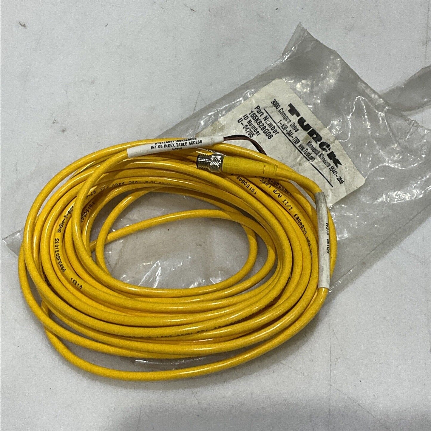 TURCK U-24705 BL67 GW-39-DI 05.07 CABLE ASSEMBLY U3S