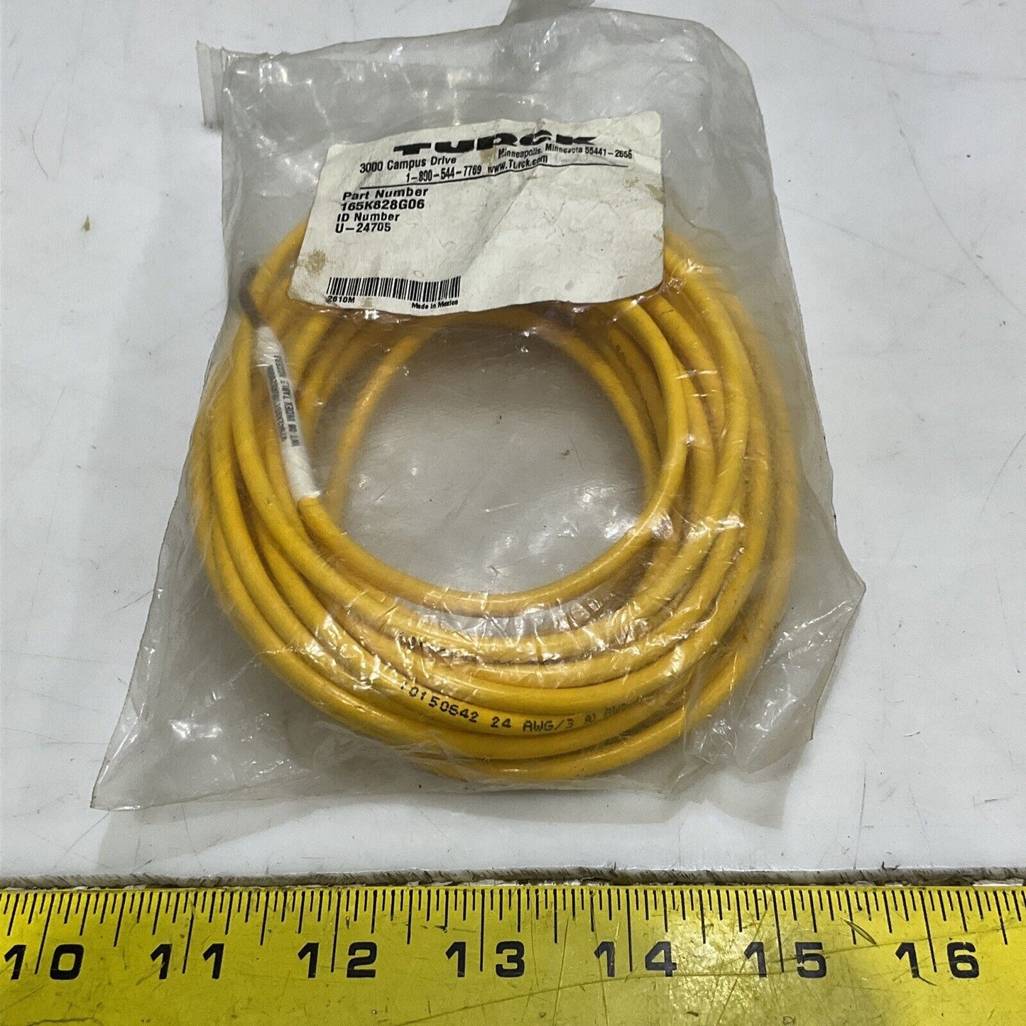 TURCK U-24705 BL67 GW-39-DI 05.07 CABLE ASSEMBLY U3S