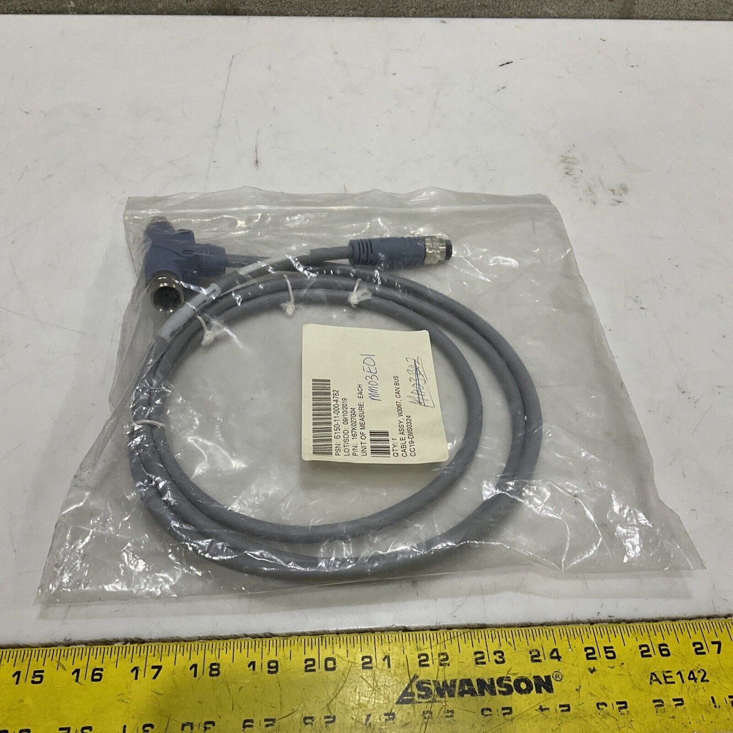 TURCK BSM/BKM/BS 5-5711-2 100007426 CAN BUS CABLE ASSEMBLY W3067 U3S