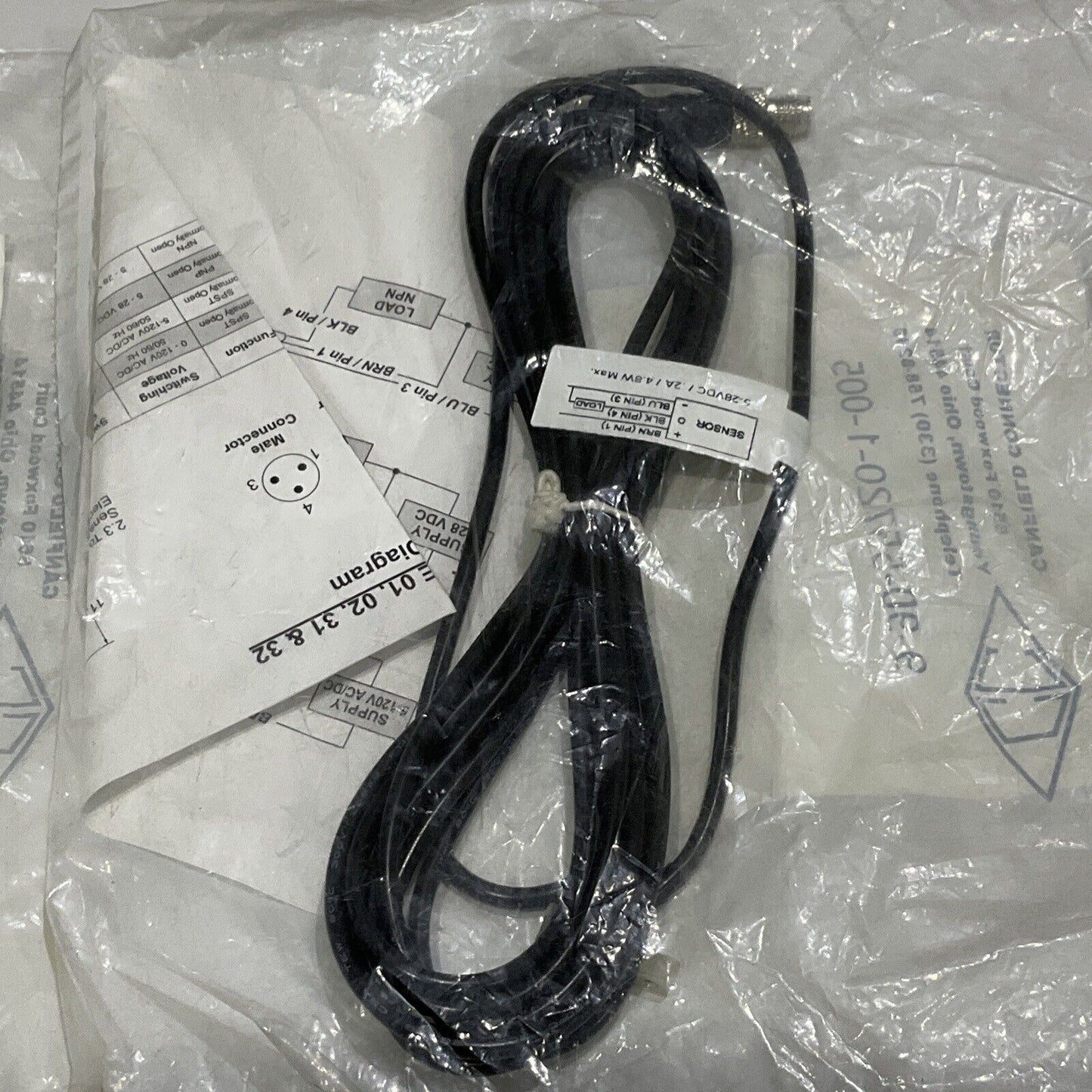 CC CANFIELD CONNECTOR 9-9D-55720-1-005 WIRED PROXIMITY SENSOR LOT OF 2 U3S