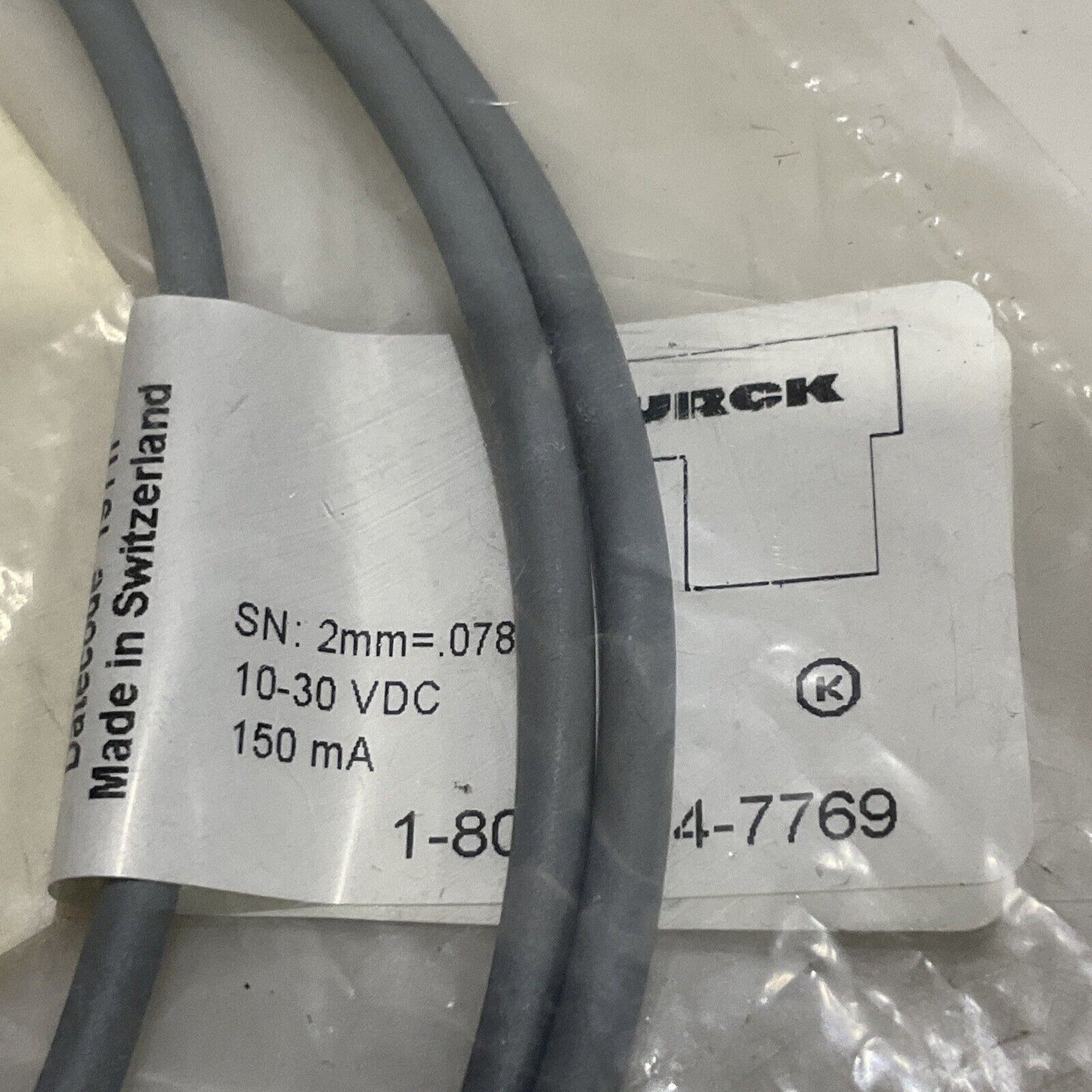 TURCK BI2-Q5,5-AP6X/S34 S1613071 INDUCTIVE SENSOR 10-30VDC U3S