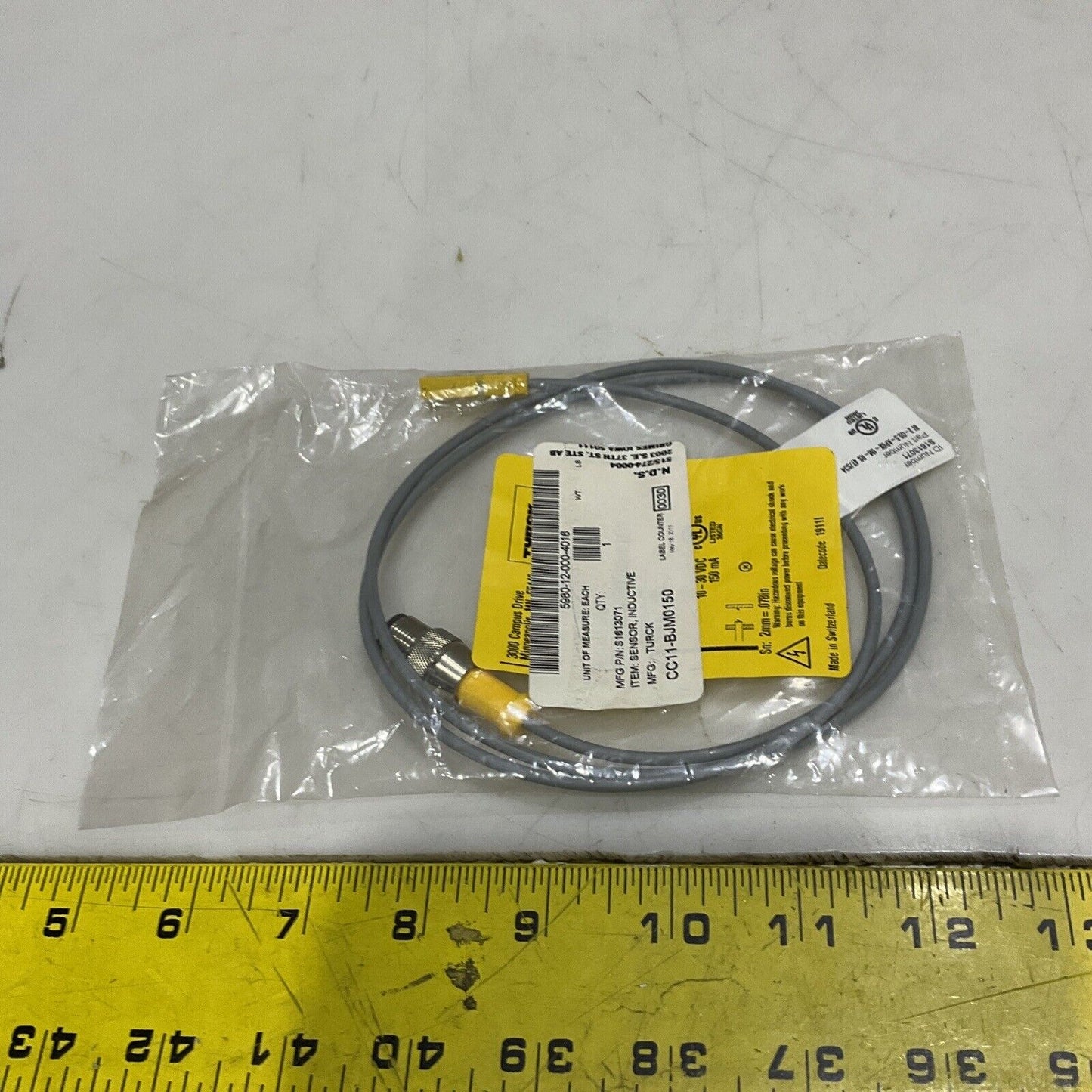 TURCK BI2-Q5,5-AP6X/S34 S1613071 INDUCTIVE SENSOR 10-30VDC U3S