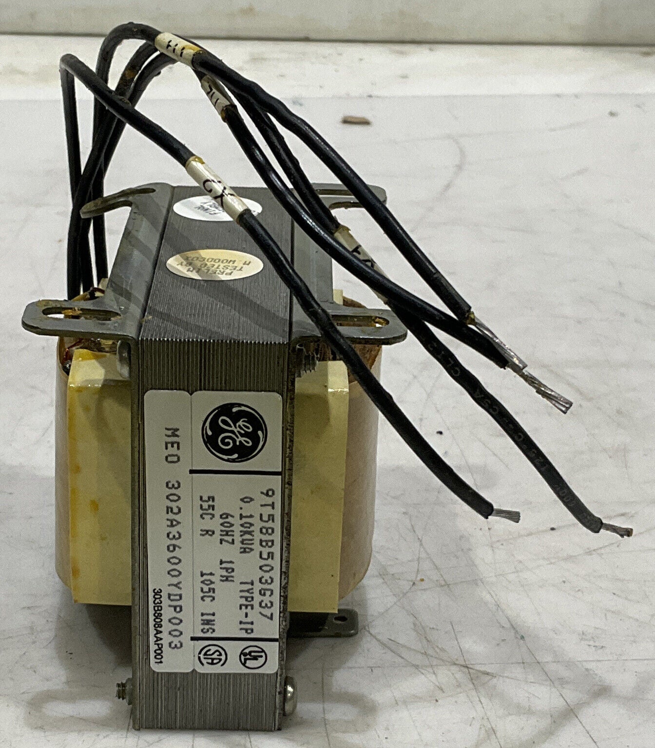 GENERAL ELECTRIC 9T58B503G37 TYPE IP 55CR 60HZ TRANSFORMER 373