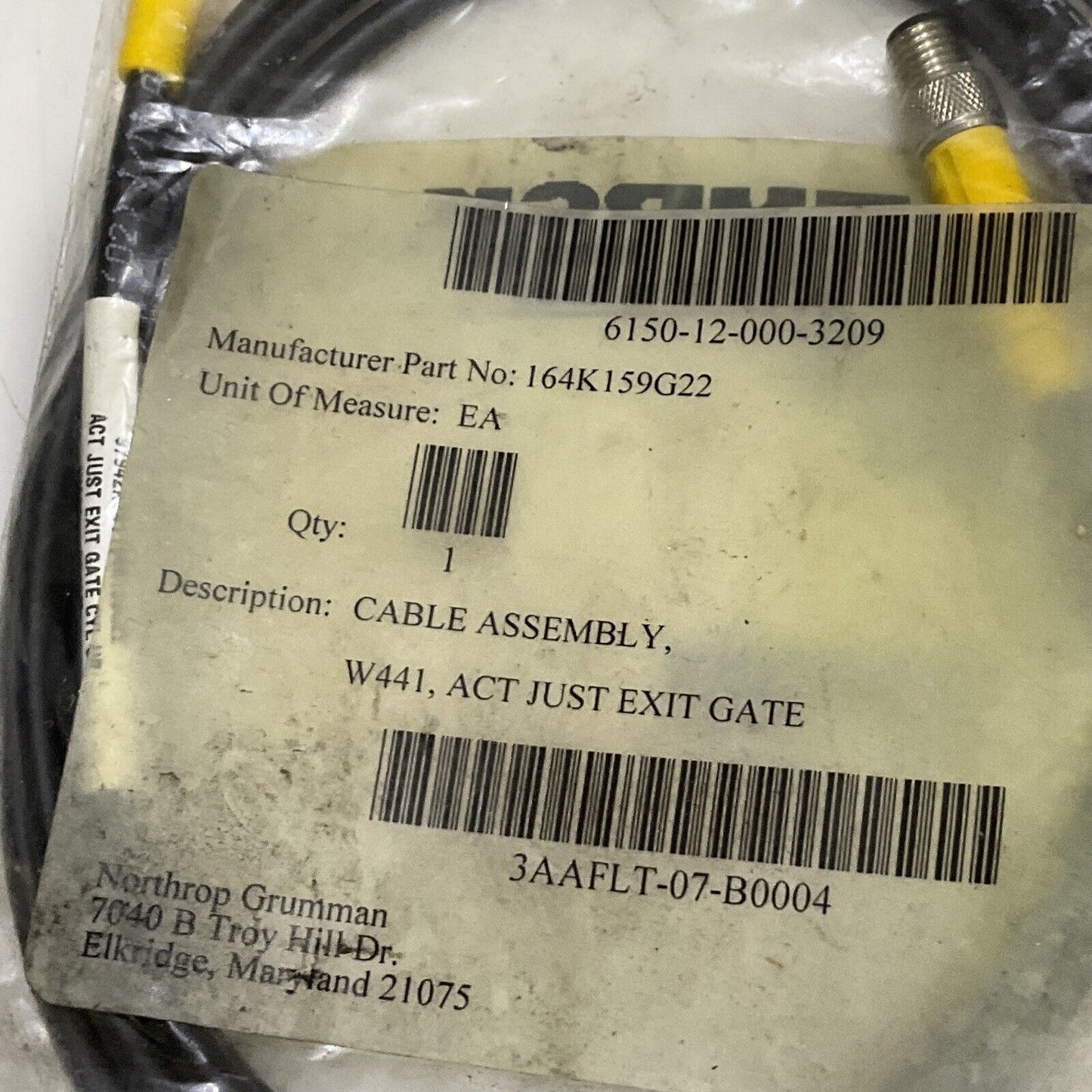 TURCK U-23618 BL67 GW-42-DI 04.00 W441 FLEXLIGE-20 CABLE ASSEMBLY LOT OF 2 U3S
