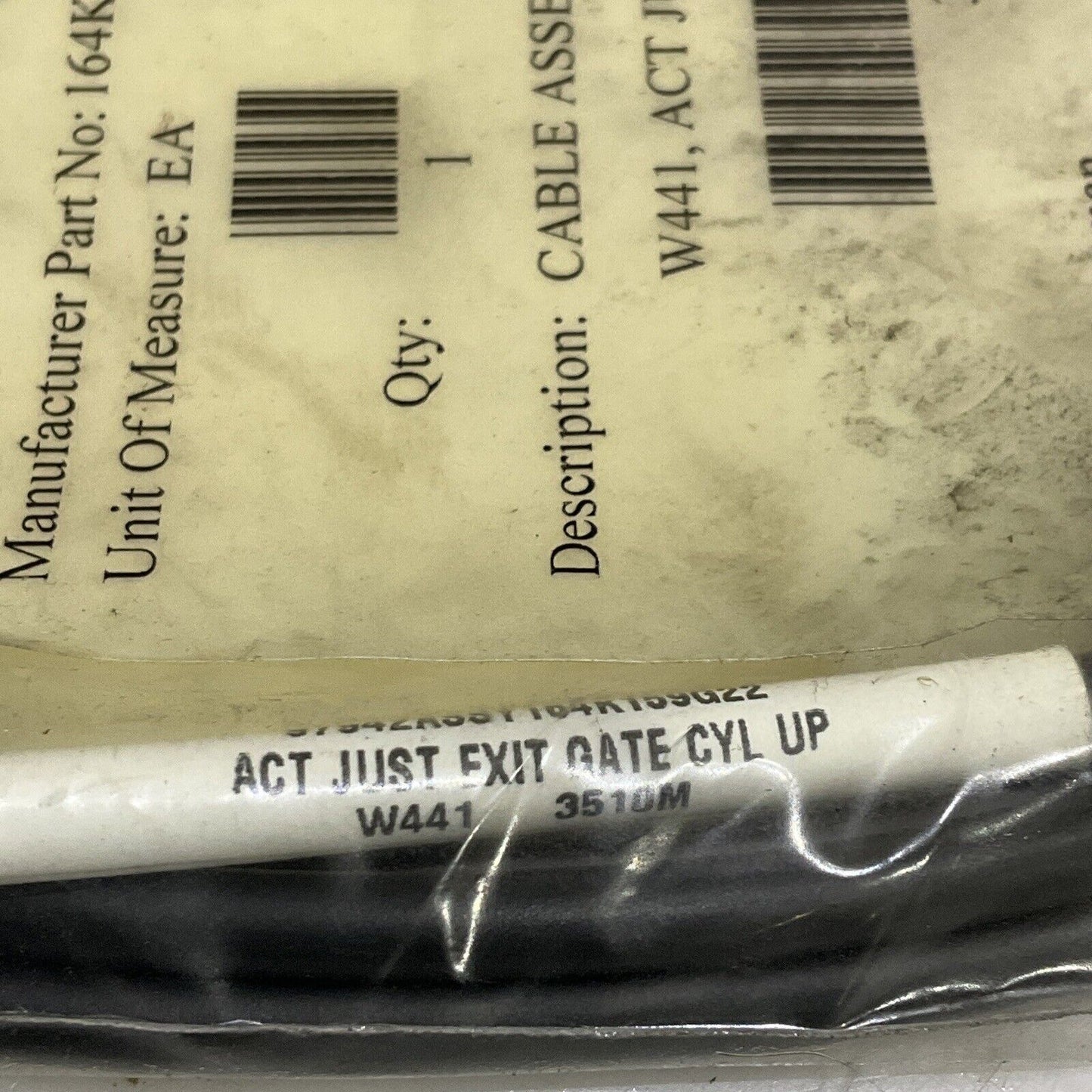 TURCK U-23618 BL67 GW-42-DI 04.00 W441 FLEXLIGE-20 CABLE ASSEMBLY LOT OF 2 U3S