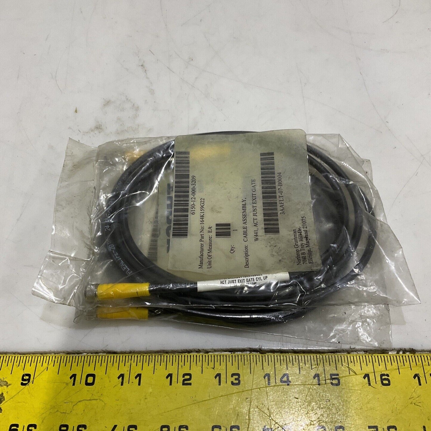 TURCK U-23618 BL67 GW-42-DI 04.00 W441 FLEXLIGE-20 CABLE ASSEMBLY LOT OF 2 U3S