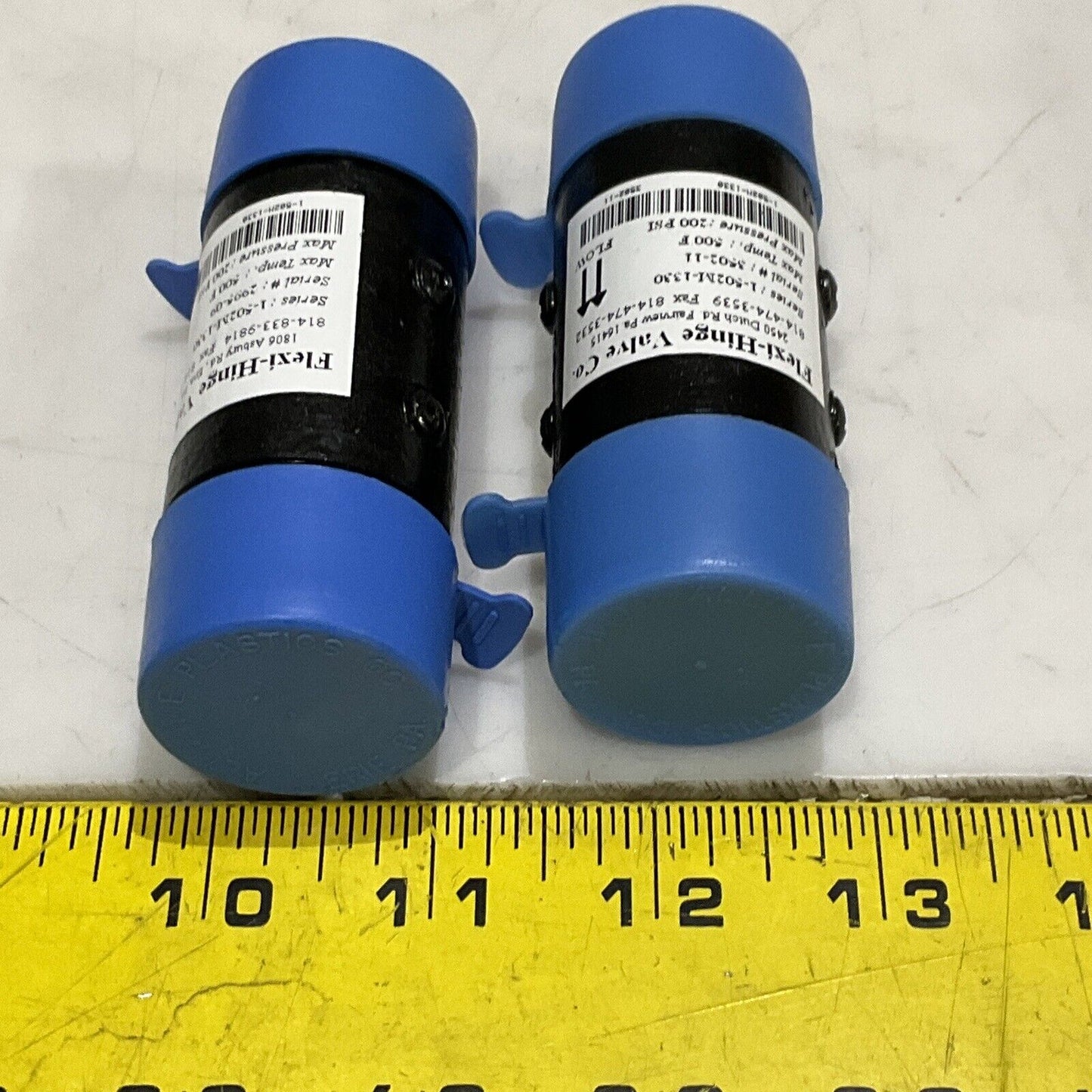 FLEXI-HINGE VALVE 1-502M-1330 CHECK VALVE 1502M1330 LOT OF 2
