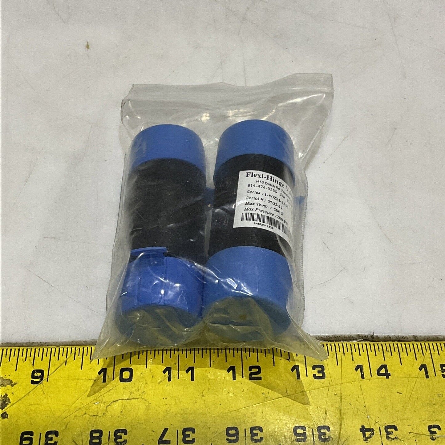 FLEXI-HINGE VALVE 1-502M-1330 CHECK VALVE 1502M1330 LOT OF 2