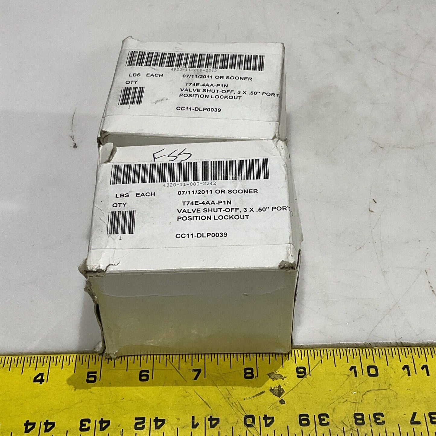 NORGREN T74E-4AA-P1N SHUT OFF VALVE 250 PSIG 17 BAR 150F 1/2” LOT OF 2 U3S