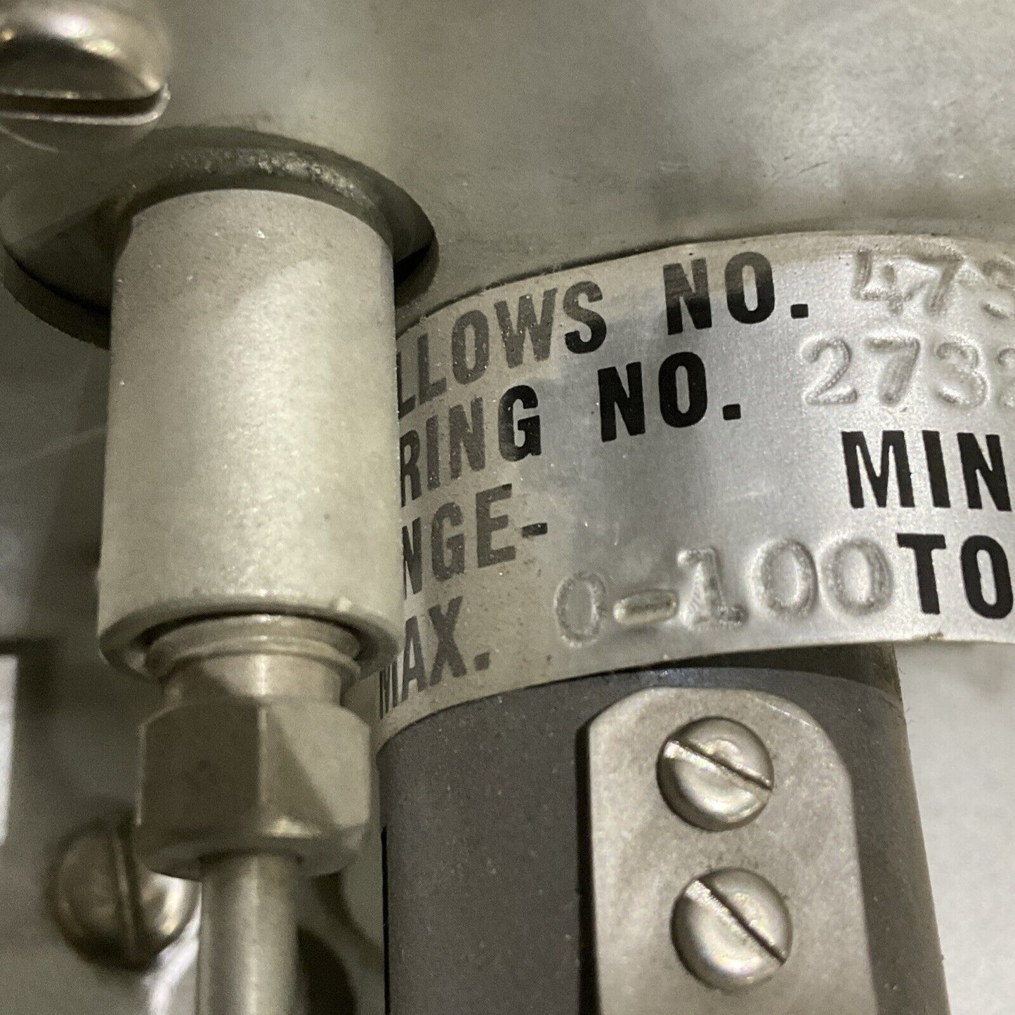 FOXBORO BELLOWS 473075-025 273211-002
