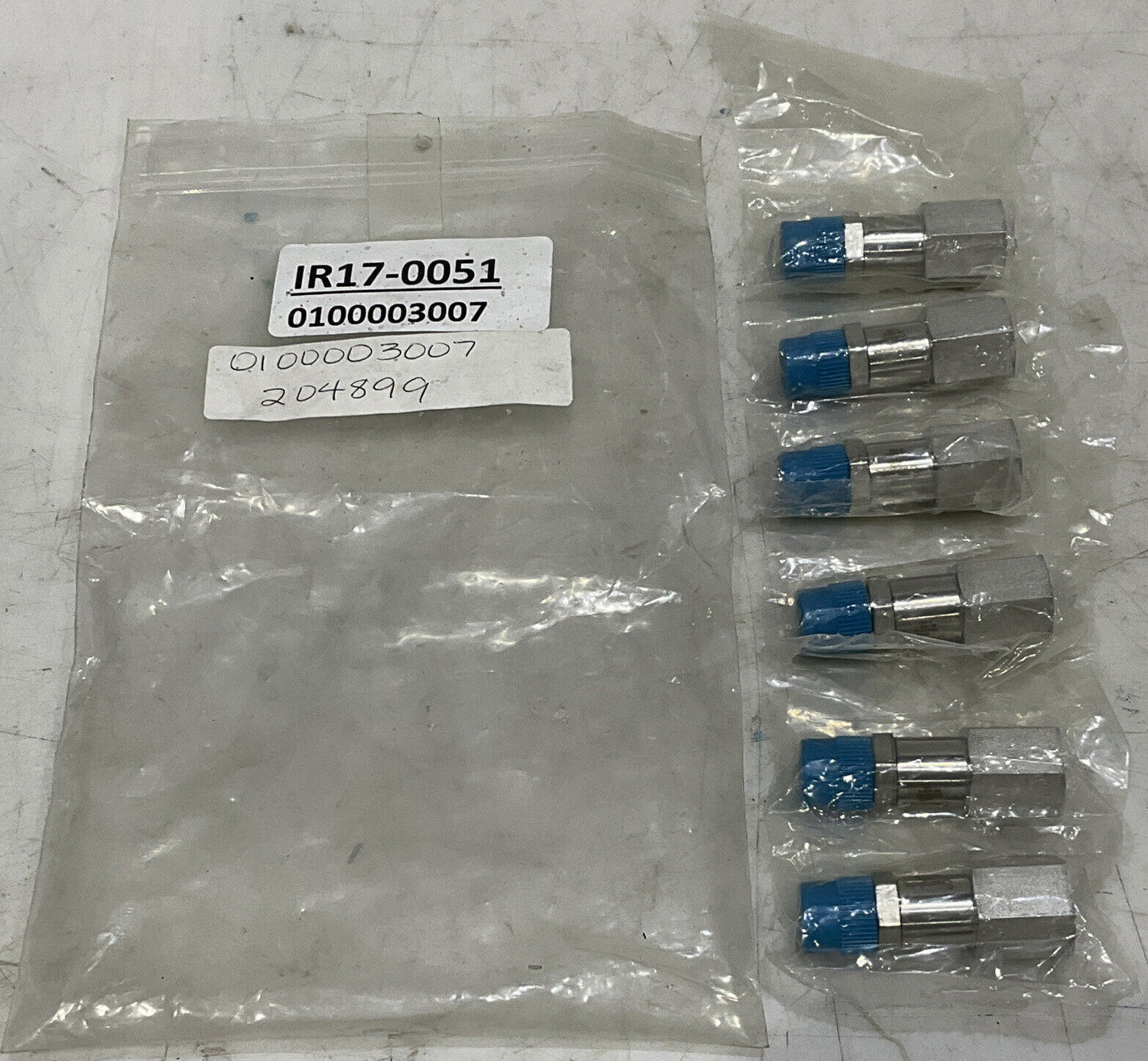 SWAGELOK SS-4C6-1 YF8332004 CHECK VALVE LOT OF 6 373
