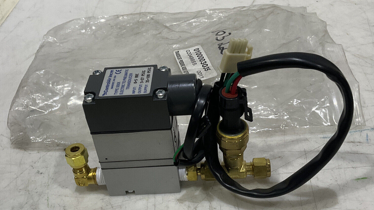 CONTROLAIR 550-CDA 0-5V 3-27PSI ELECTRONIC PRESSURE REGULATOR 373