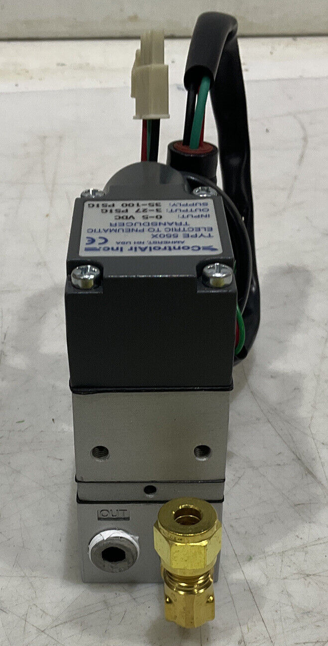 CONTROLAIR 550-CDA 0-5V 3-27PSI ELECTRONIC PRESSURE REGULATOR 373