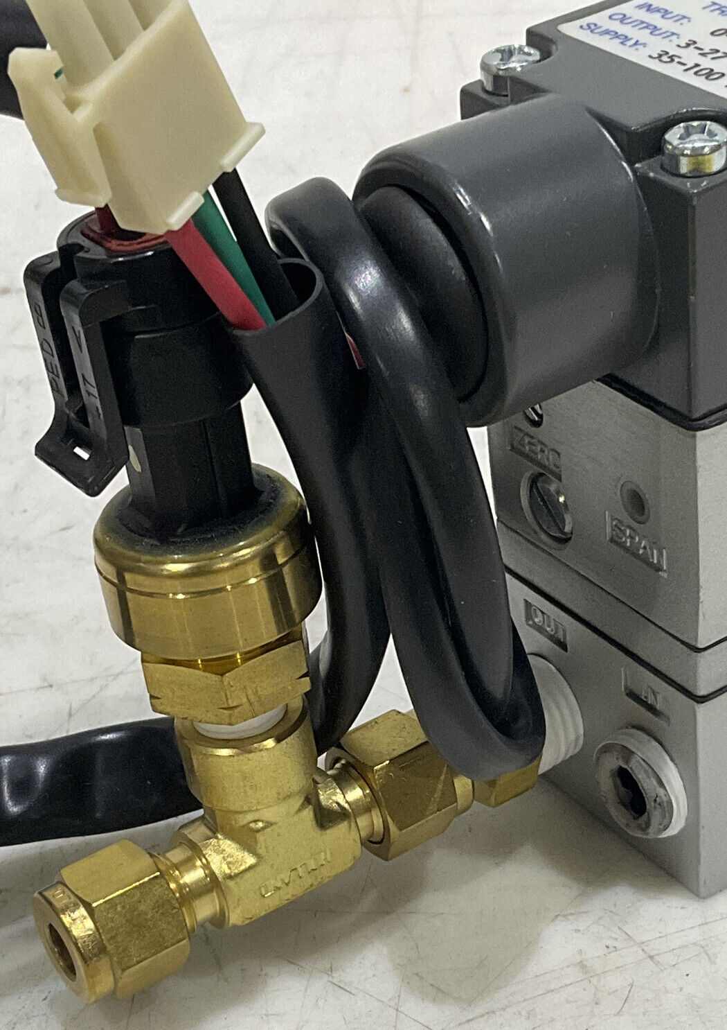 CONTROLAIR 550-CDA 0-5V 3-27PSI ELECTRONIC PRESSURE REGULATOR 373