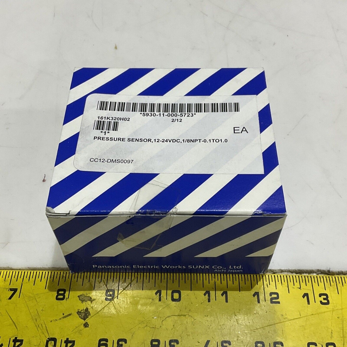 PANASONIC DP-112-E-P-J PRESSURE SENSOR DP-100 12-24VDC 1/8NPT-0.1TO1.0 U3S