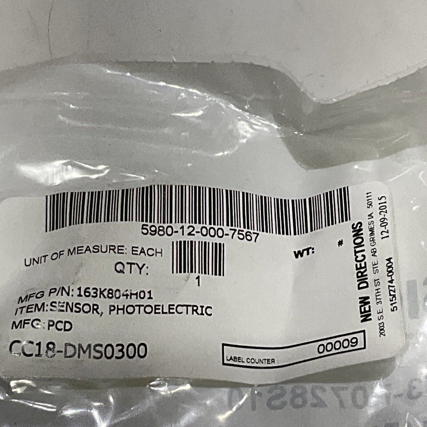 SICK ET3-P0728S10 1044728 PHOTOELECTRIC SENSOR 10-30 VDC 50MA U3S