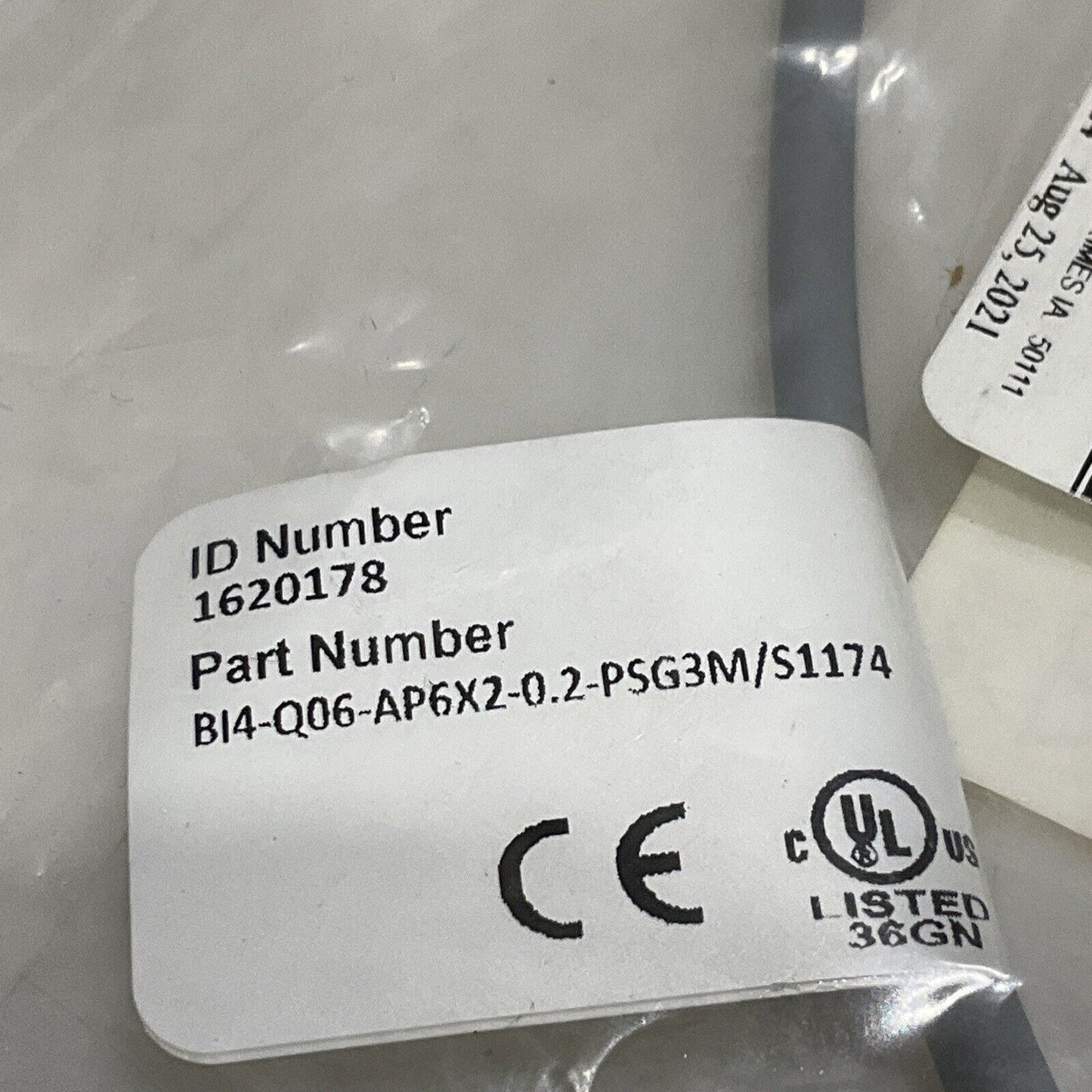 TURCK MULTIPROX BI4-Q06-AP6X2 INDUCTIVE SENSOR 4MM 0.2-PSG 3M S1174 200MA 30 U3S