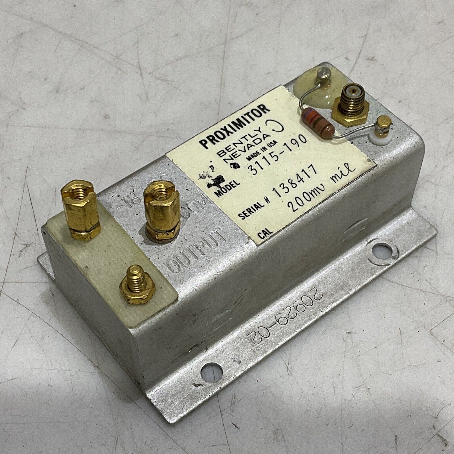 BENTLEY NEVADA 3115-190 PROXIMITOR SENSOR 373