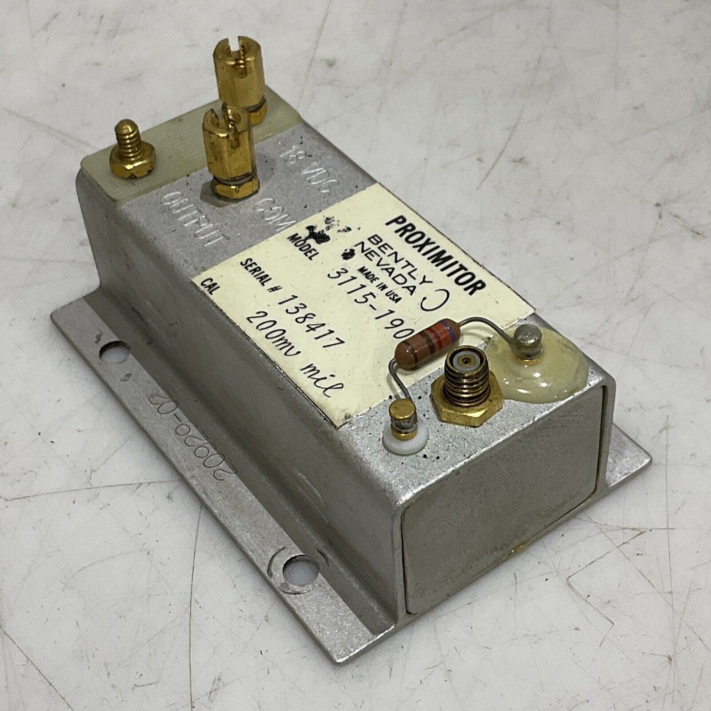 BENTLEY NEVADA 3115-190 PROXIMITOR SENSOR 373