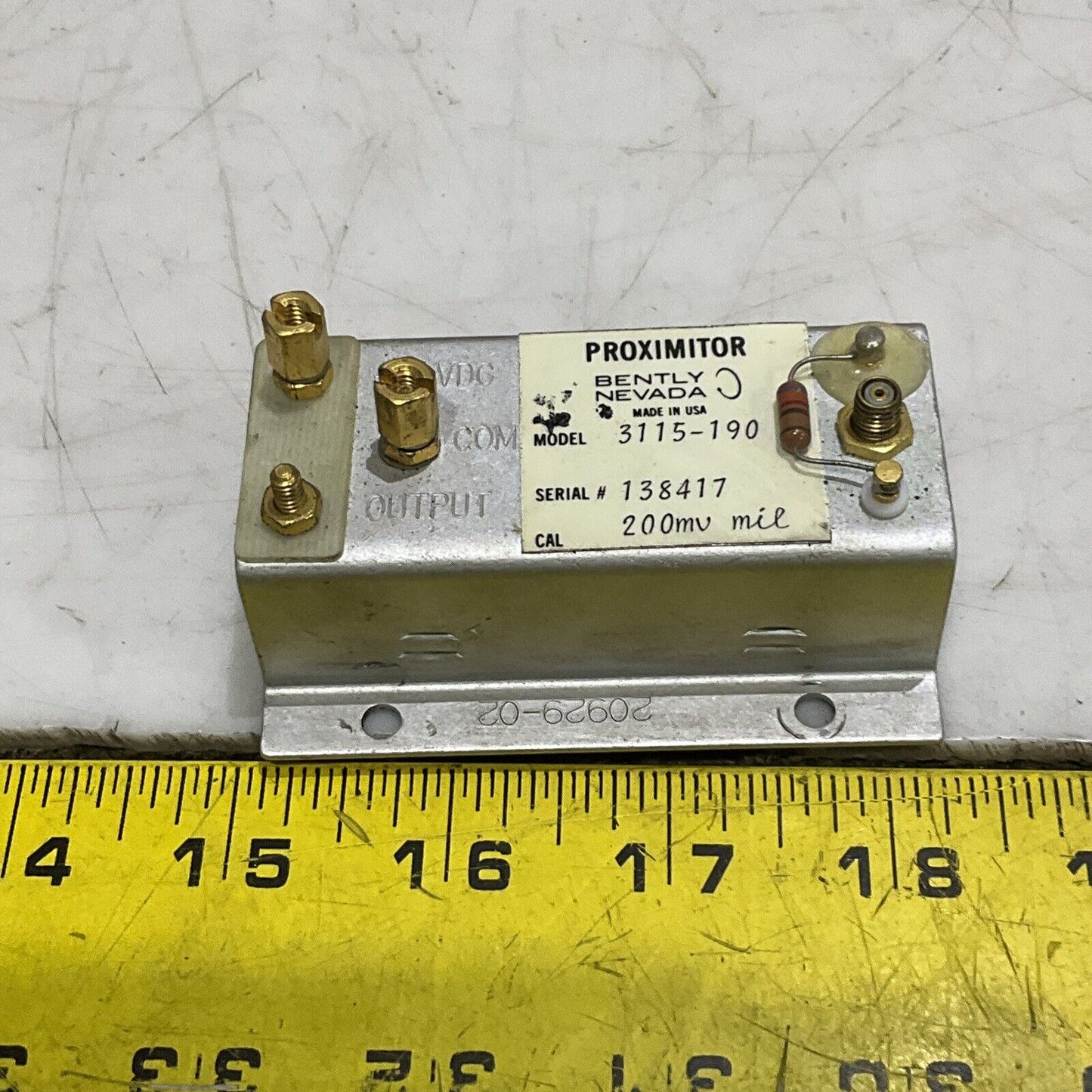 BENTLEY NEVADA 3115-190 PROXIMITOR SENSOR 373