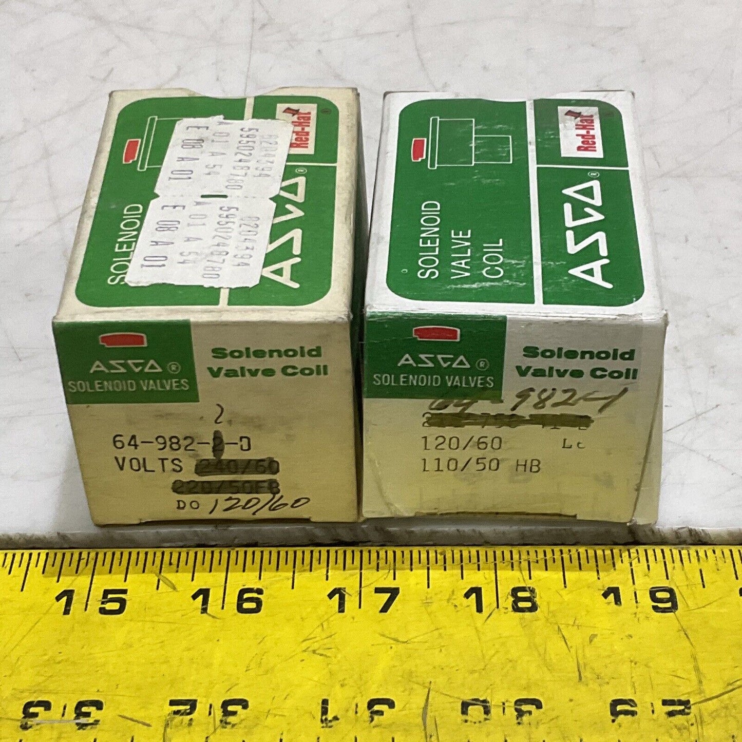 ASCO 64-982-1D SOLENOID VALVE COIL 120V LOT OF 2 373