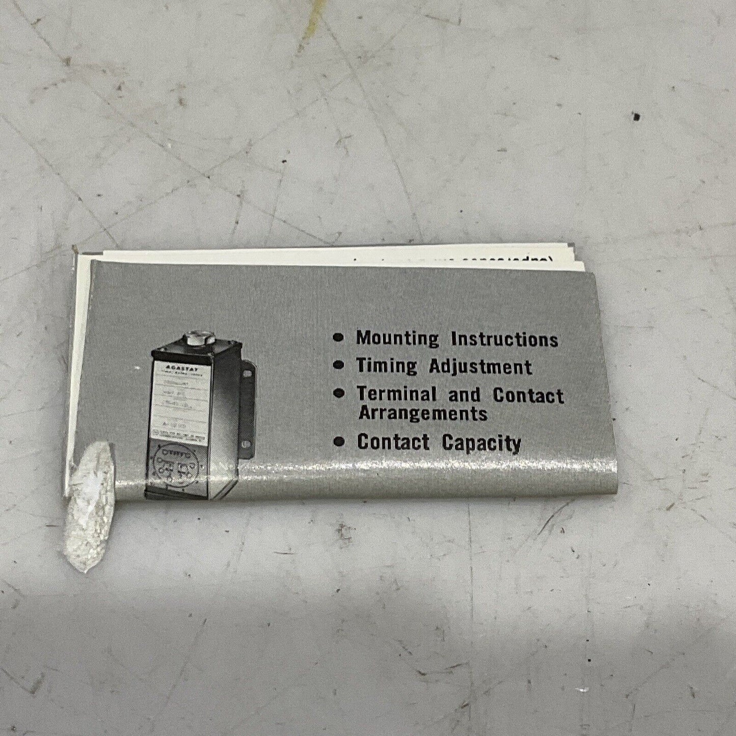 AGASTAT 2112A5SH TIMING RELAY 120V 60HZ 5-120SEC 373