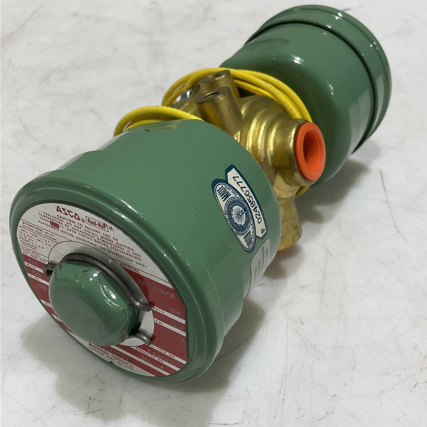 ASCO EFHT 8342C22 RED HAT SOLENOID VALVE 3/8” 120/60 110/50 373