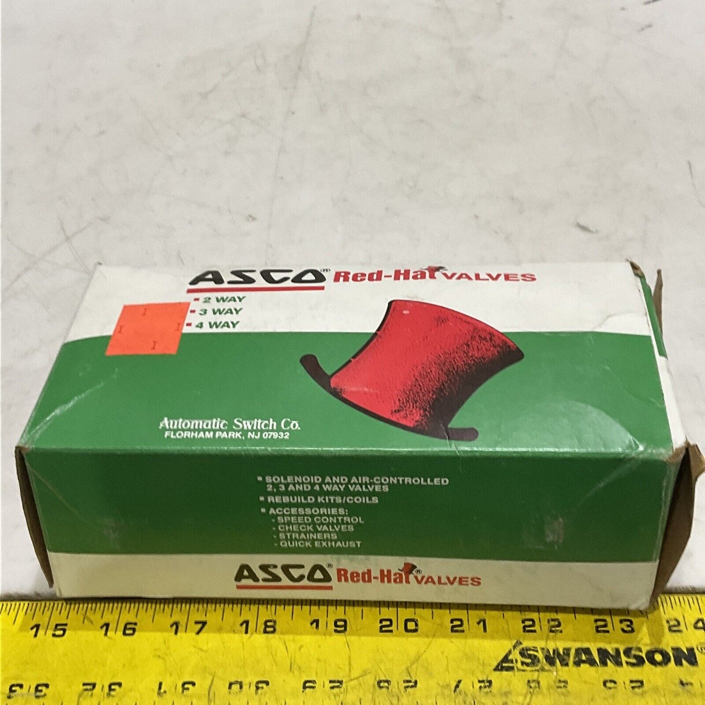 ASCO EFHT 8342C22 RED HAT SOLENOID VALVE 3/8” 120/60 110/50 373