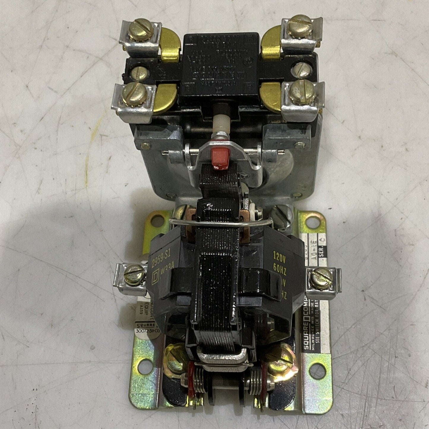SQUARE D A0-1E 9050 TIMING RELAY SERIES C 373